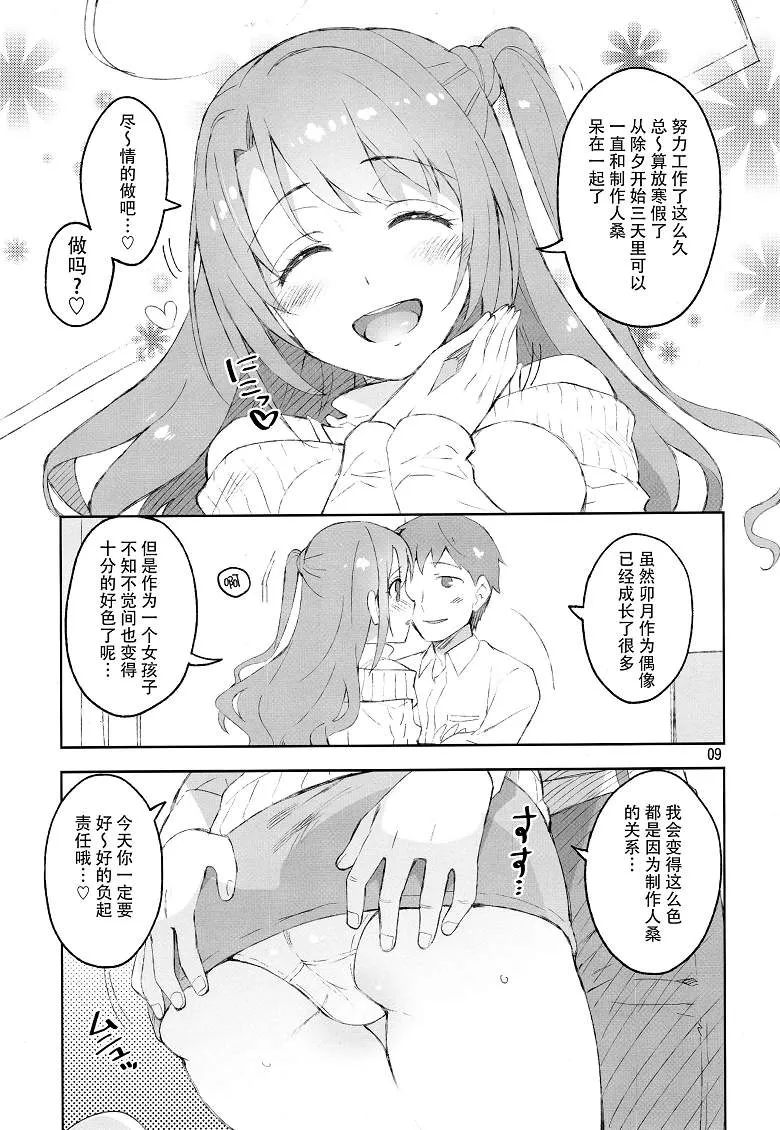 THE偶像大师工口漫画:Cinderella，只有我的微笑岛村卯月