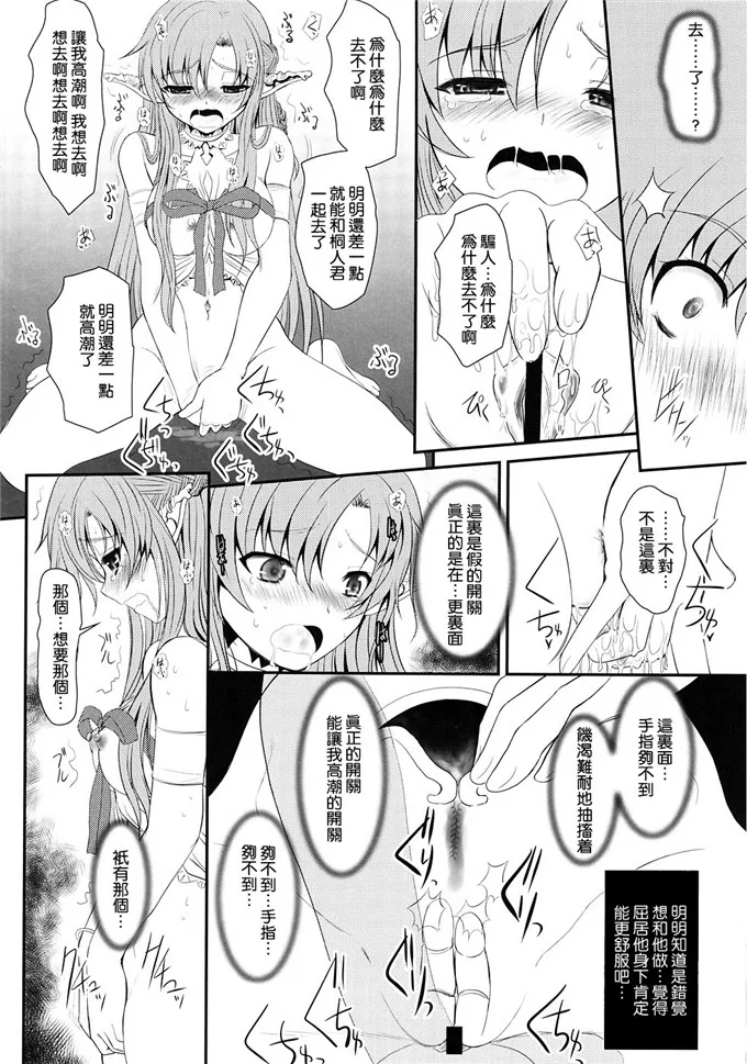 里番漫画之刀剑神域亚丝娜侵犯本子(C82)スレイブ