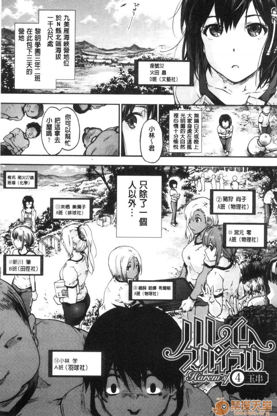 日本漫画大全无彩翼漫画ハレムスパイラル后宫般的淫欲螺旋