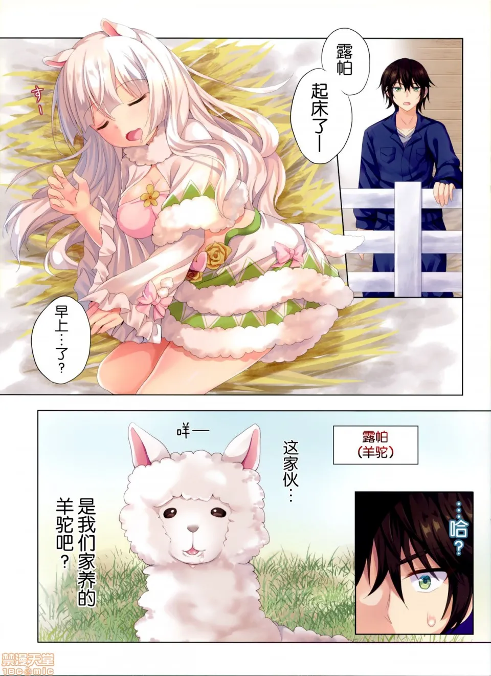 18禁全彩漫画之(みみけっと36)メンヘラうさぎとペットのアルパカをもふもふしちゃう本