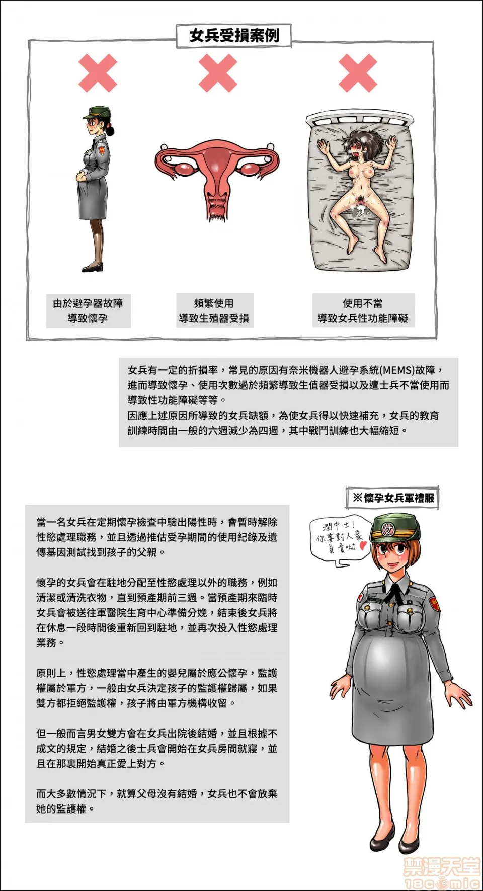 工口无翼乌全彩触手女兵地狱Helloffemalesoldier