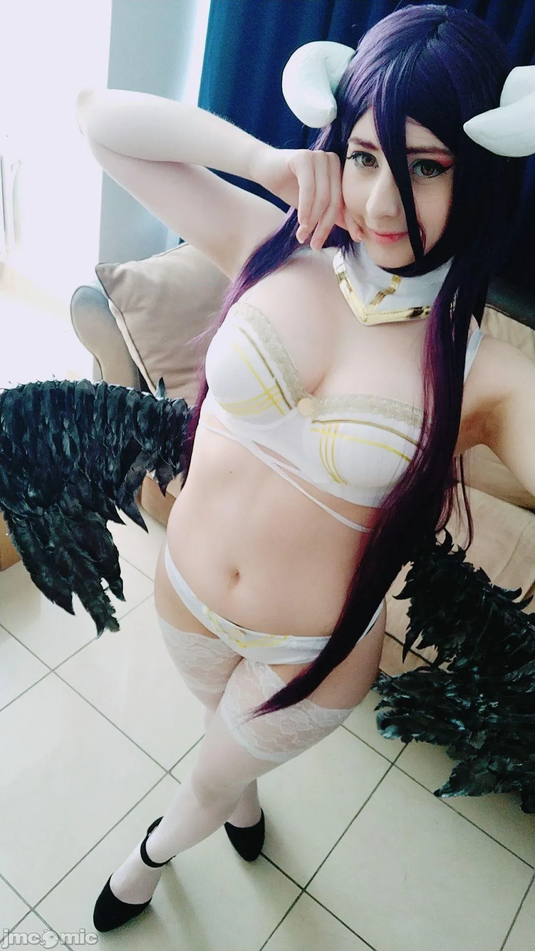 无翼乌工口里番无色无遮挡MikomiHokina-AlbedoLingerie(Overlord)